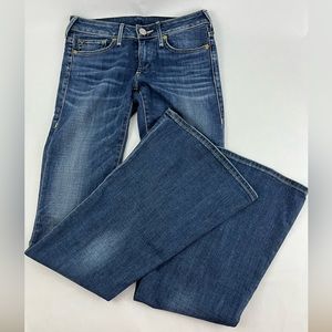 True Religion Karlie Low Rise Bell Bottom Jeans Size 27